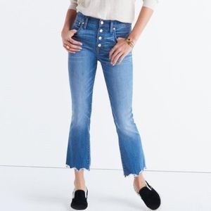 Madewell Cropped Flare Jeans